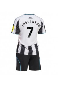 Newcastle United Joelinton #7 Babyklær Hjemme Fotballdrakt til barn 2025-26 Korte ermer (+ Korte bukser)